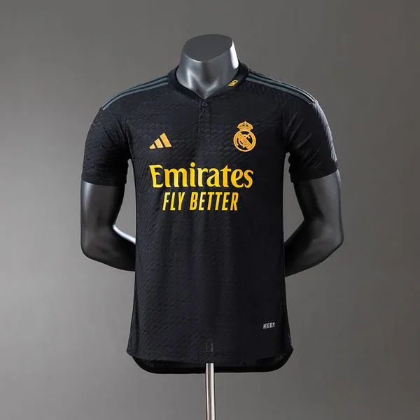 Camiseta de fútbol Real Madrid 2023/24 TERCERA MANGA CORTA VERSION JUGADOR